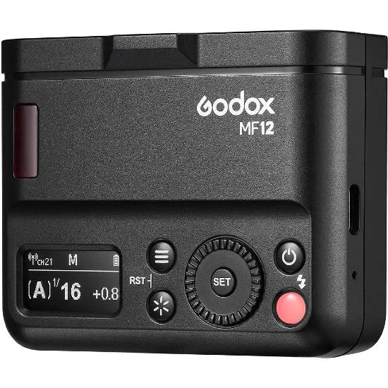 Godox Kit flash macro annulaire à deux lumières Kit MF-12