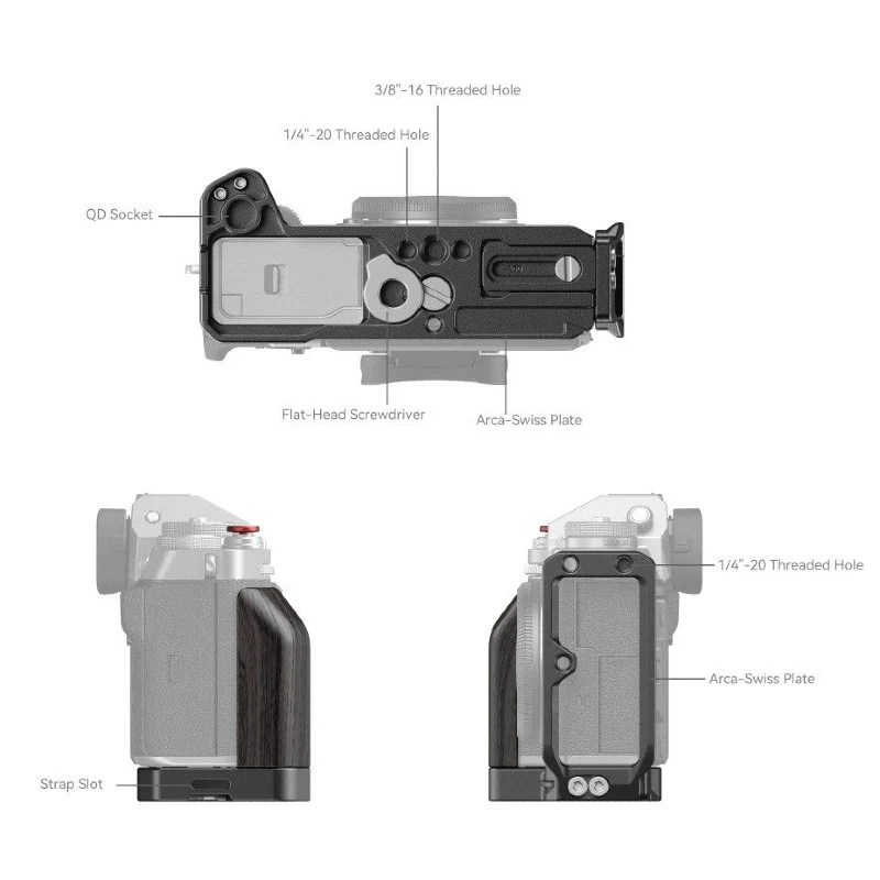 SmallRig Support en L pour FUJIFILM X-T5 4137
