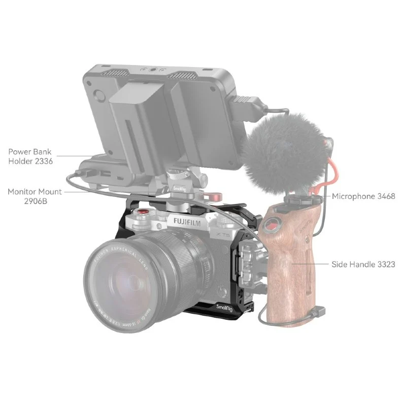 SmallRig Cage multifonctionnelle pour FUJIFILM X-T5 4135