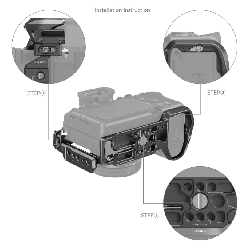 SmallRig "Rhinoceros" Advanced Cage Kit pour Sony Alpha 7R V / Alpha 7 IV / Alpha 7S III 3710
