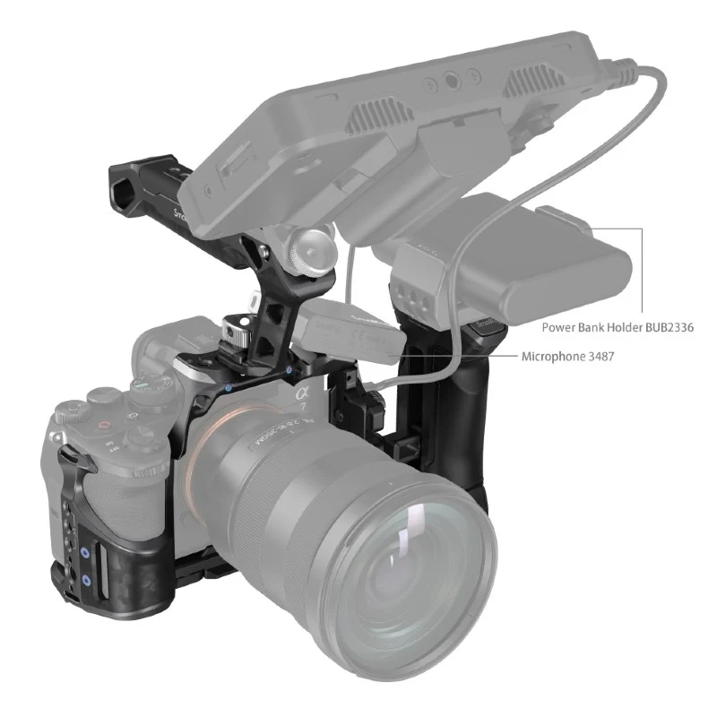 SmallRig "Rhinoceros" Advanced Cage Kit pour Sony Alpha 7R V / Alpha 7 IV / Alpha 7S III 3710