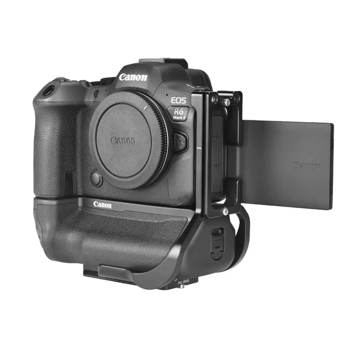 Sunwayfoto Support en L Arca Canon EOS R6II Poignée