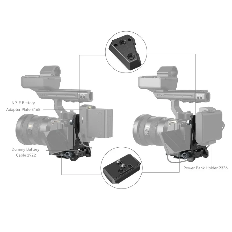 SmallRig Compact V-Mount Batterie Montage Système 4064