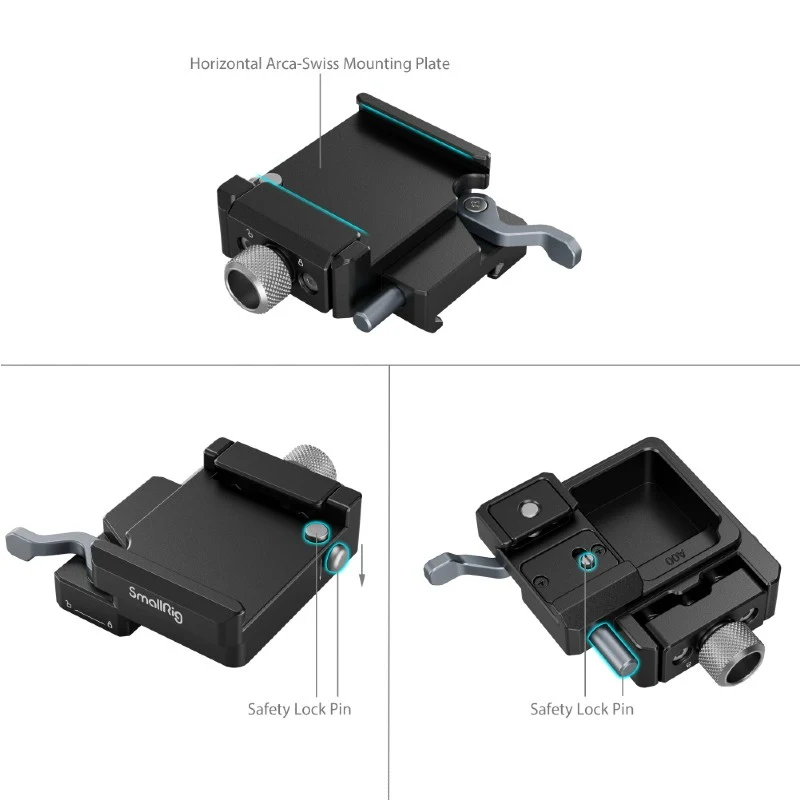 SmallRig Arca-Swiss Monture Plate pour DJI RS 3 Mini 4195