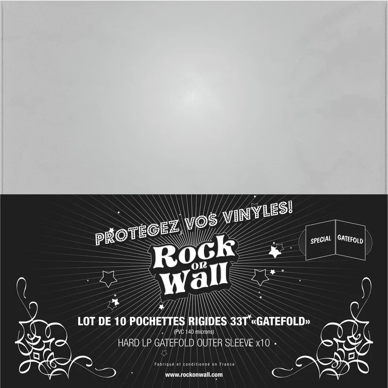 Rock on Wall Pochette rigide 33T Gatefold (lot de 10)