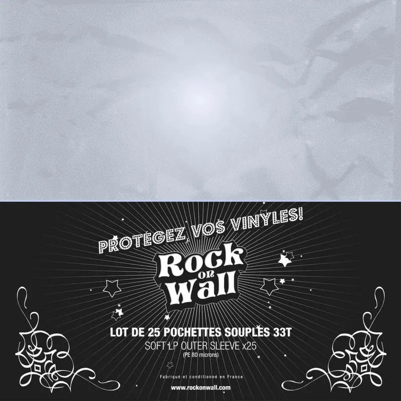 Rock on Wall Pochette souple 33T (lot de 25)