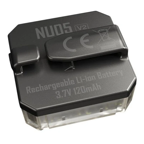 Nitecore NU05 V2 Ultra Lighting USB-C Lampe Frontale Rechargeable