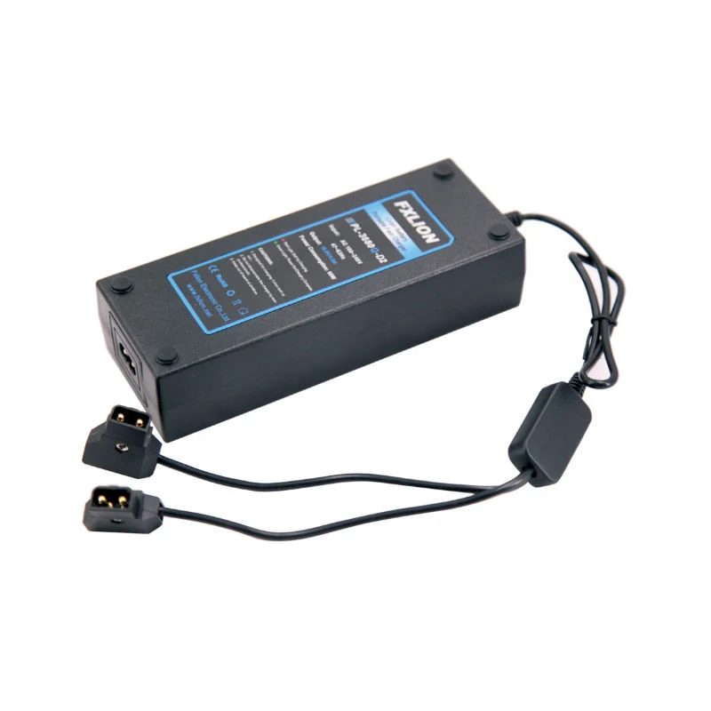 Fxlion FX-PL3680QD2 chargeur double V-Lock / adaptateur secteur pour la série BPM (D-tap)