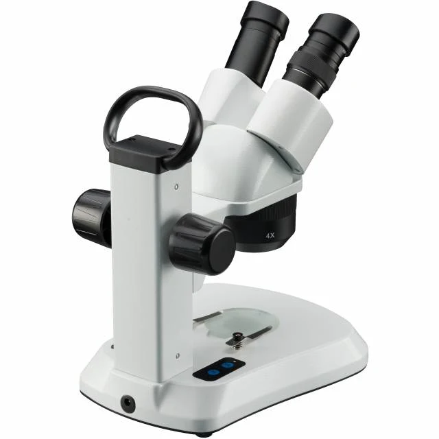 BRESSER Analyth STR 10x - 40x Stereo Microscope avec opvallend- en doorvallend Licht