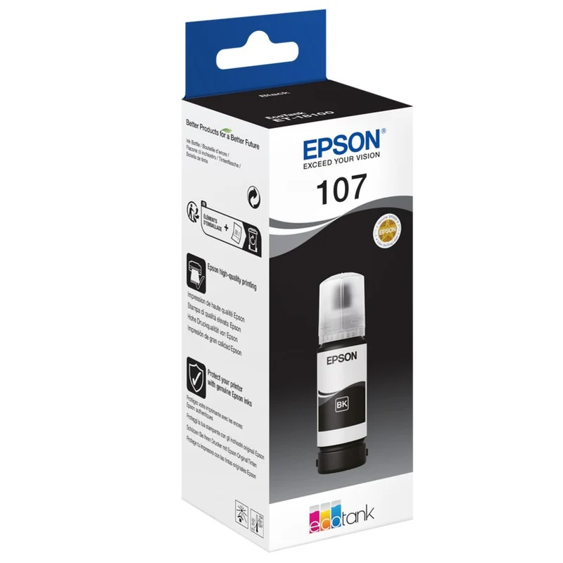 EPSON 107 EcoTank Bouteille d'encre noire