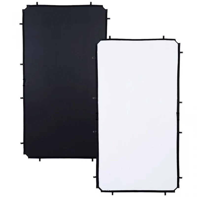 Manfrotto Skylite Rapid Fabric Medium 110x200cm noir/blanc