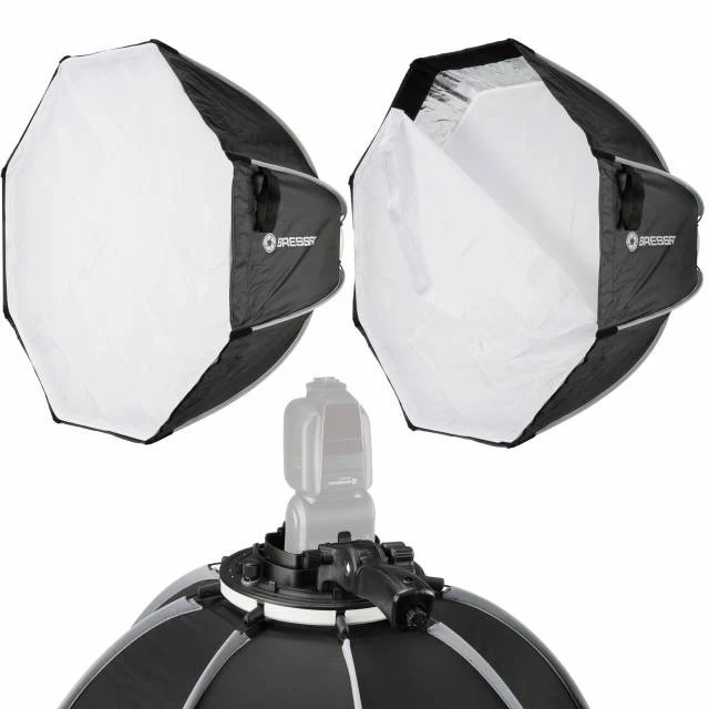 Bresser Super Quick Boîte à Lumière Octogonale Speedlite 90