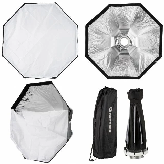 Bresser Super Quick Boîte à Lumière Octogonale Speedlite 90