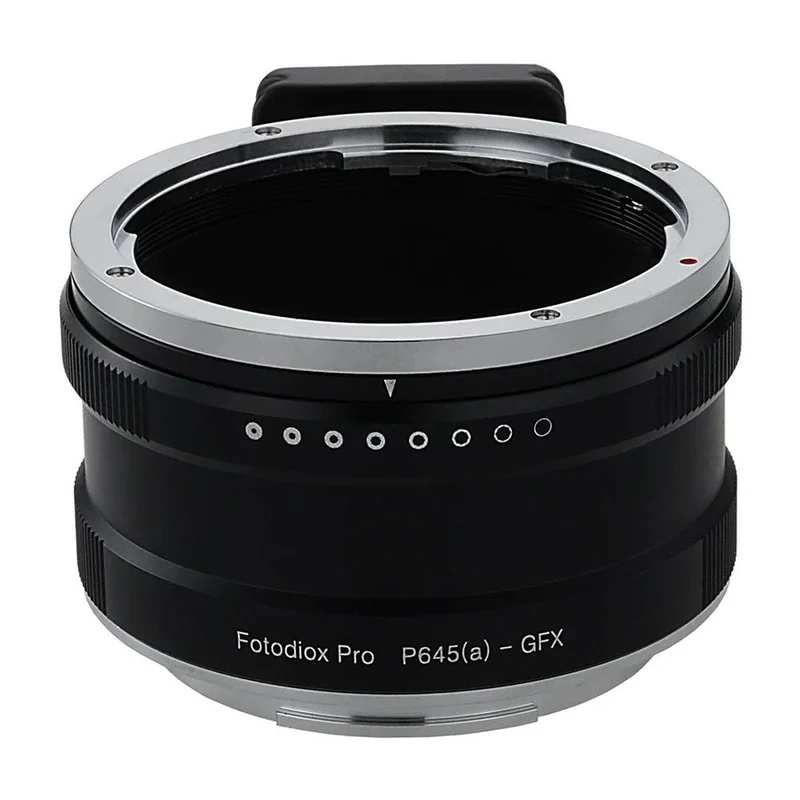 Fotodiox Pro Adaptateur de Monture d'objectif, Pentax 645 (P645) Monture FA & DFA Auto Focus Lenses vers Fujifilm G-Mount GFX Mirrorless (P645a-GFX-Pro)