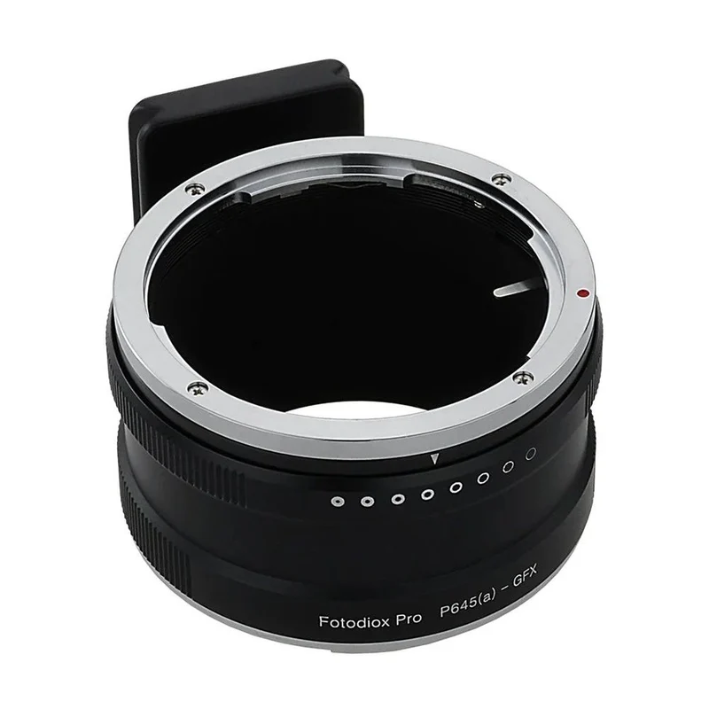 Fotodiox Pro Adaptateur de Monture d'objectif, Pentax 645 (P645) Monture FA & DFA Auto Focus Lenses vers Fujifilm G-Mount GFX Mirrorless (P645a-GFX-Pro)