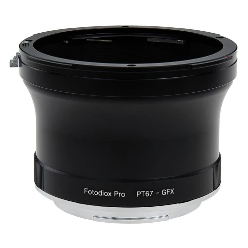 Fotodiox Pro Adaptateur de Monture d'objectif, Pentax 6x7 (P67, PK67) Monture d'objectif SLR vers les Systèmes d'appareil Photo Numérique sans Miroir Fujifilm à Monture G GFX (P67-GFX-Pro)