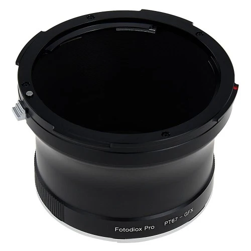 Fotodiox Pro Adaptateur de Monture d'objectif, Pentax 6x7 (P67, PK67) Monture d'objectif SLR vers les Systèmes d'appareil Photo Numérique sans Miroir Fujifilm à Monture G GFX (P67-GFX-Pro)