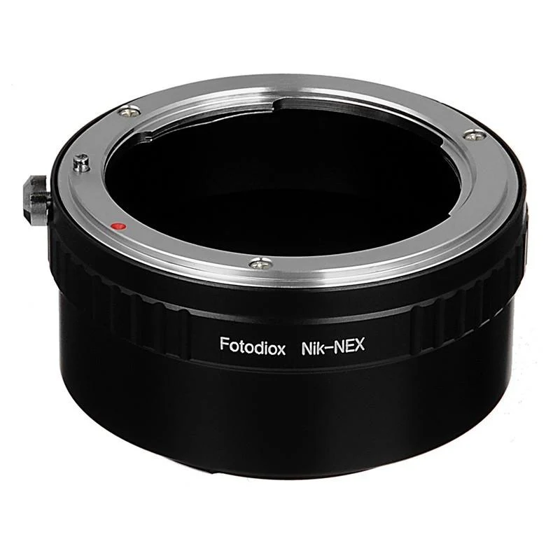 Fotodiox Adaptateur de monture d'objectif - Objectif Nikon à monture F pour monture Sony Alpha E (NikF-SnyE)