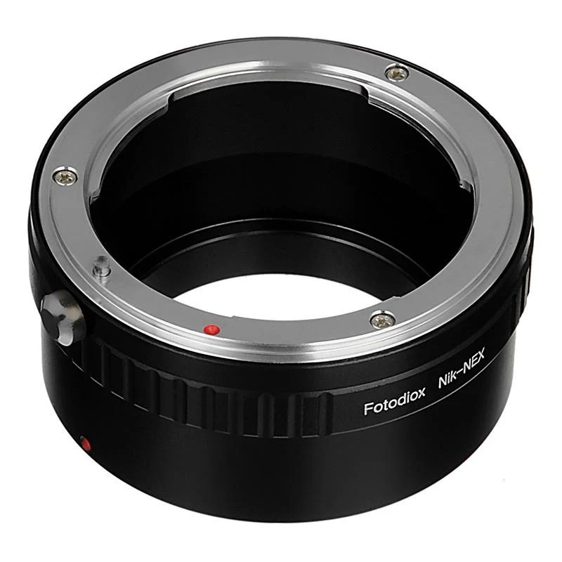 Fotodiox Adaptateur de monture d'objectif - Objectif Nikon à monture F pour monture Sony Alpha E (NikF-SnyE)