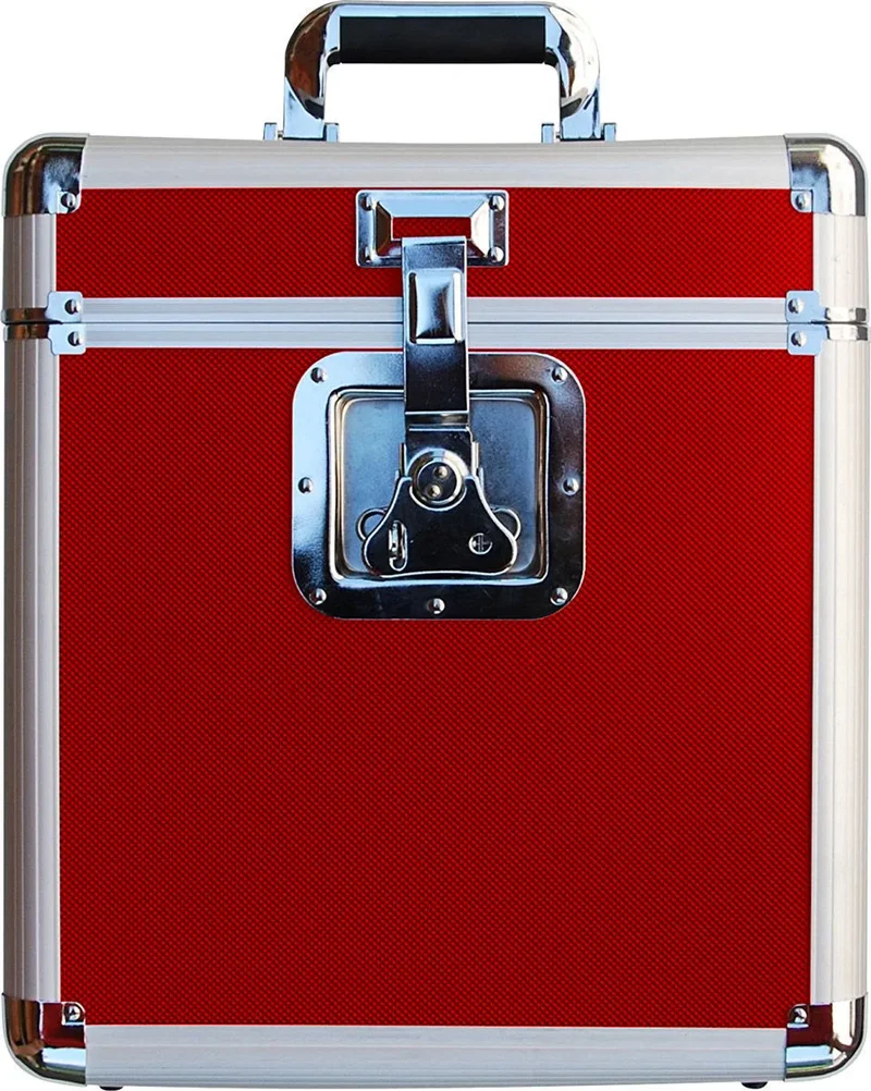 Rock on Wall Flight Case 25LP Rouge