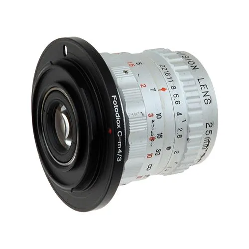 Fotodiox Adaptateur de monture d'objectif - Objectif CCTV / Cine à monture C vers monture Micro Four Thirds (C-MFT)