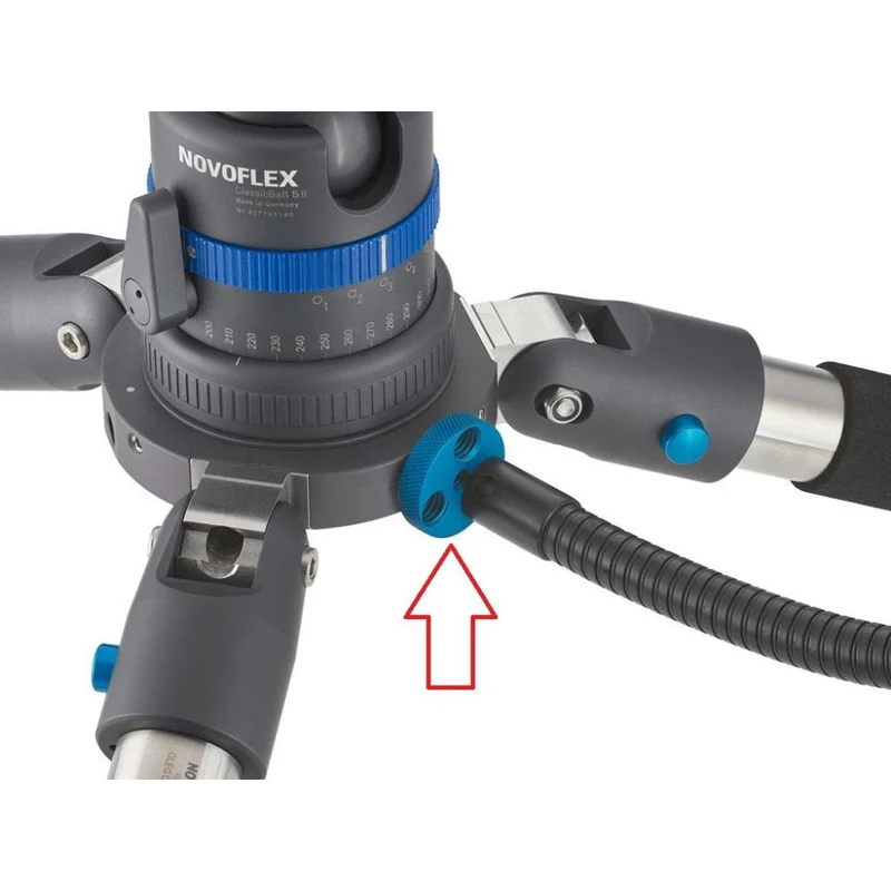 NOVOFLEX Adaptateur 1/4" + 3/8" pour TrioPod Pro