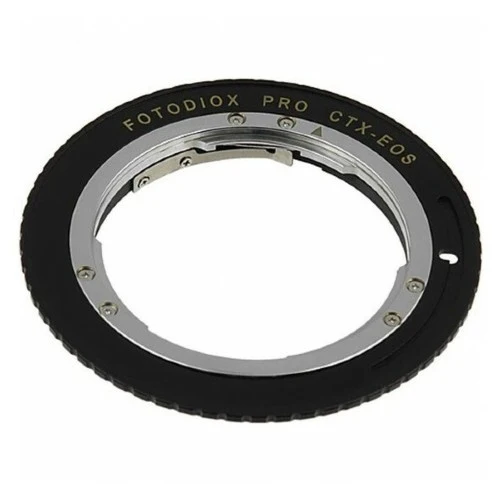 Fotodiox Pro Adaptateur de monture d'objectif Objectif SLR Contax / Yashica (CY) à monture Canon EOS (EF, EF-S) (avec puce de confirmation de mise au point de génération v10) (CY-EOS-Pro-FC10)