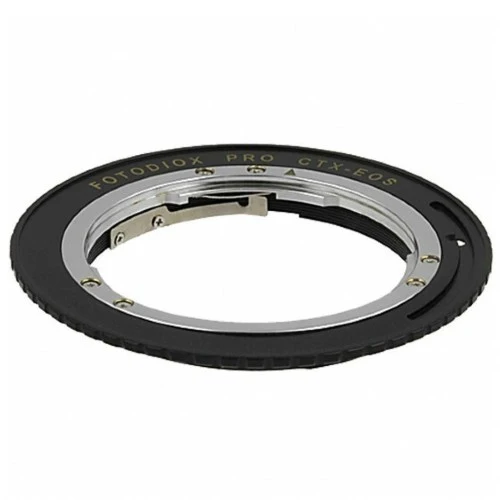 Fotodiox Pro Adaptateur de monture d'objectif Objectif SLR Contax / Yashica (CY) à monture Canon EOS (EF, EF-S) (avec puce de confirmation de mise au point de génération v10) (CY-EOS-Pro-FC10)