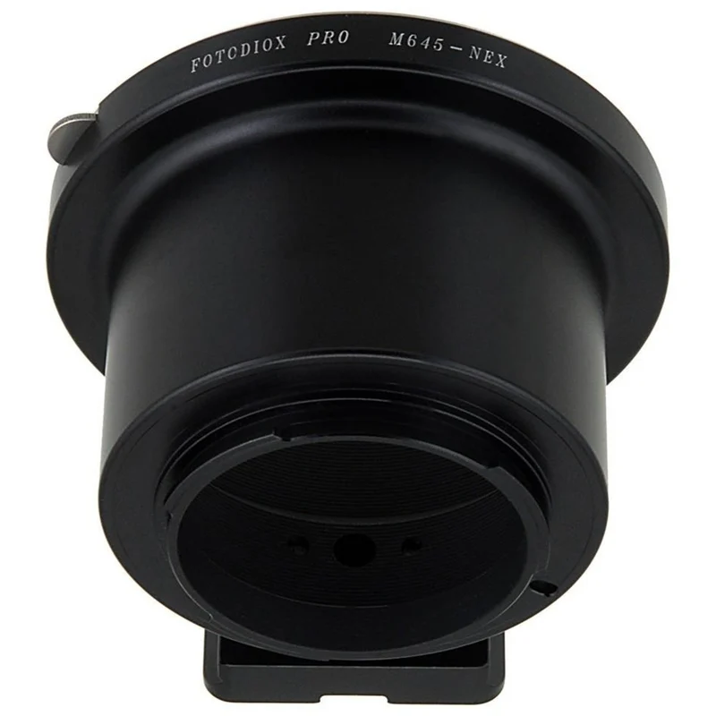 Fotodiox Pro Objectif Adaptateur de monture - Mamiya 645 (M645) Monture Objectifs à Sony Alpha E-Mount (M645-SnyE-Pro)