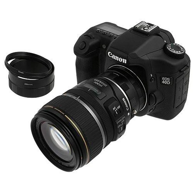 Fotodiox Ensemble de Tubes d'Extension Macro pour Canon EOS (EF, EF-S) (Macro-Tube EOS)