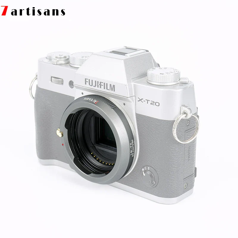 7artisans Adaptateur pour Leica M - Fuji FX- Gris