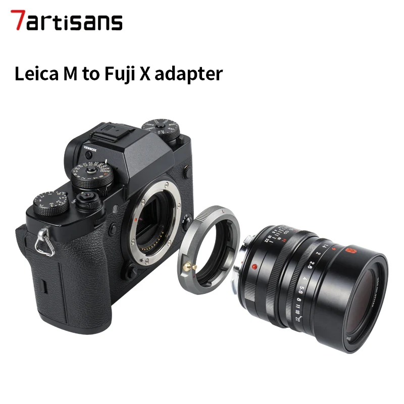7artisans Adaptateur pour Leica M - Fuji FX- Gris