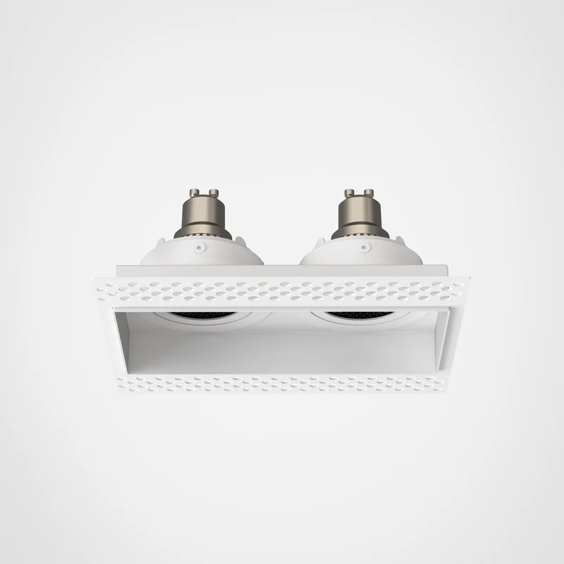 Astro Trimless Square Twin Adjustable Recessed Spotlight
