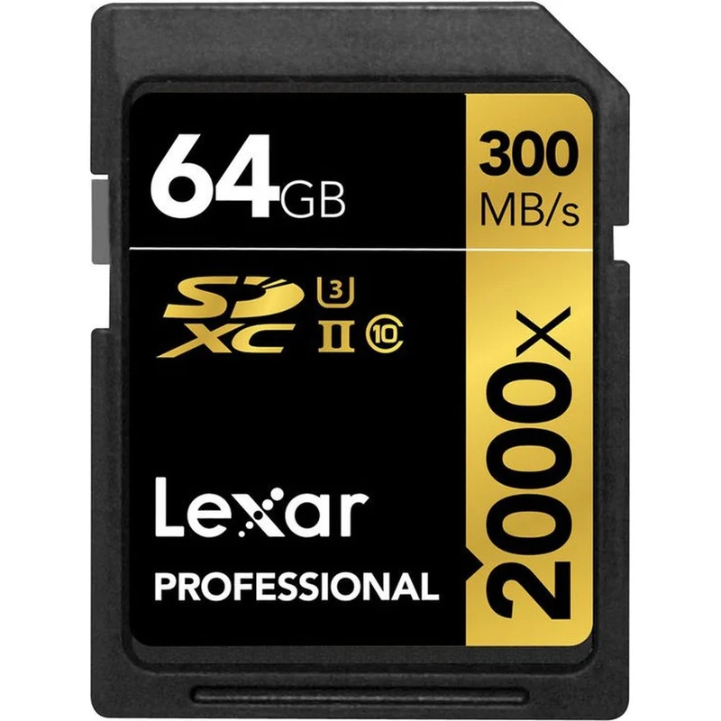 Lexar SDXC Professional 64 Go USH-II 2000x