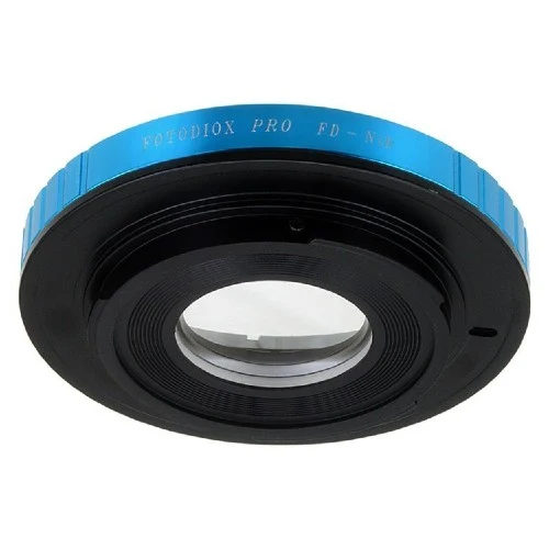 Fotodiox Pro Adaptateur de monture d'objectif - Objectif Canon FD & FL 35mm SLR vers monture Nikon F (avec molette de contrôle d'ouverture intégrée) (FD-NikF-Pro)