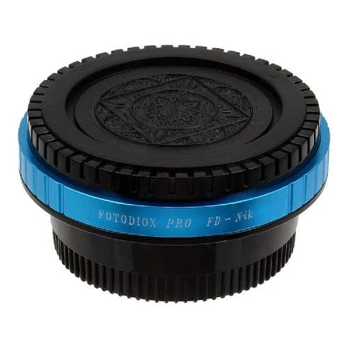 Fotodiox Pro Adaptateur de monture d'objectif - Objectif Canon FD & FL 35mm SLR vers monture Nikon F (avec molette de contrôle d'ouverture intégrée) (FD-NikF-Pro)