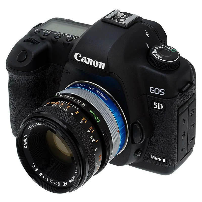 Fotodiox Pro - Adaptateur de monture d'objectif - Canon FD & FL 35mm SLR vers monture Canon EOS (EF, EF-S) (FD-EOS-Pro)