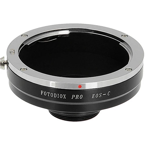 Fotodiox Pro Adapteur de Montage Canon EOS (EF / EF-S) D/SLR Objectif à C-Mount (1" Vis Monture) Cine & CCTV (EOS-C-Pro)
