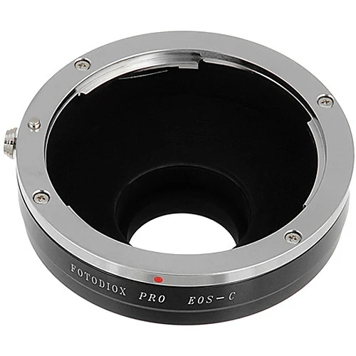 Fotodiox Pro Adapteur de Montage Canon EOS (EF / EF-S) D/SLR Objectif à C-Mount (1" Vis Monture) Cine & CCTV (EOS-C-Pro)