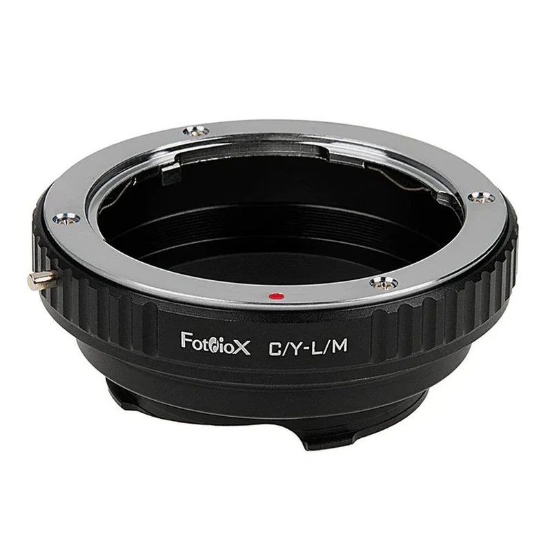Fotodiox Adaptateur de monture d'objectif - Objectif SLR Contax/Yashica (CY) vers télémètre à monture Leica M (CY-LM)