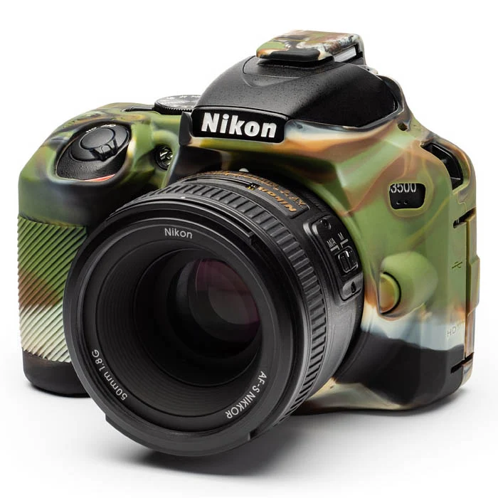 EasyCover Étui appareil photo Nikon D3500 Camouflage