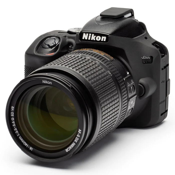 easyCover Étui pour appareil photo Nikon D3500 Noir
