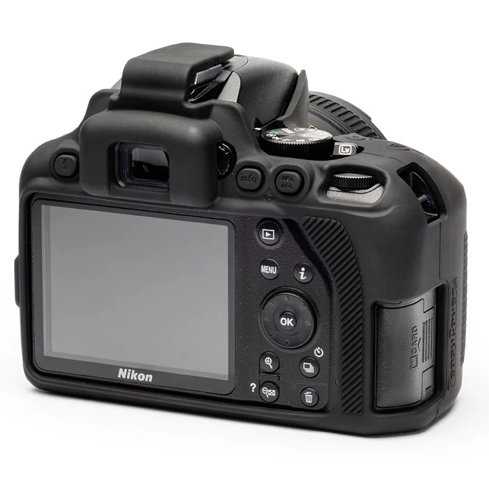 easyCover Étui pour appareil photo Nikon D3500 Noir