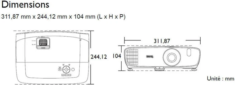 BenQ W2000W