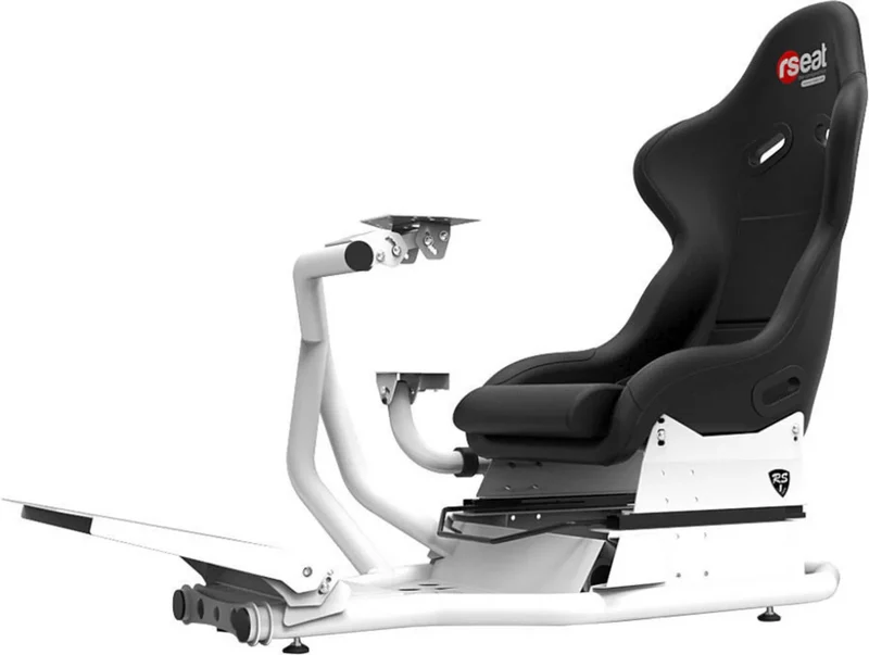 RSeat RS1 Siège Noir Structure Blanc