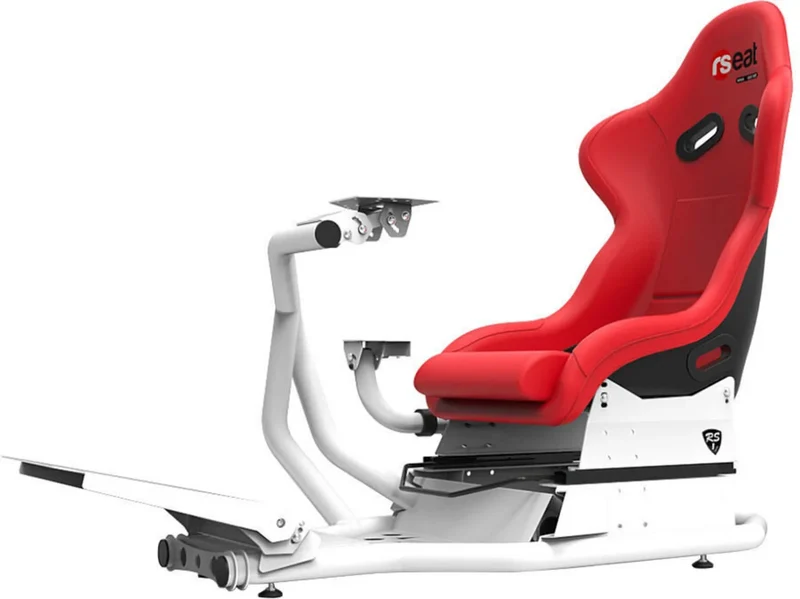 RSeat RS1 Siège Rouge Structure Blanc
