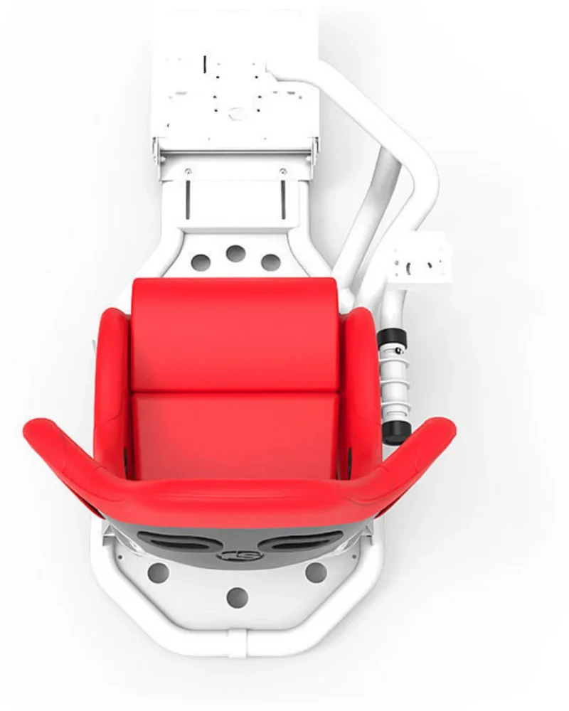 RSeat RS1 Siège Rouge Structure Blanc