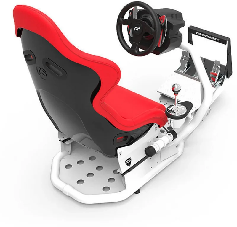 RSeat RS1 Siège Rouge Structure Blanc
