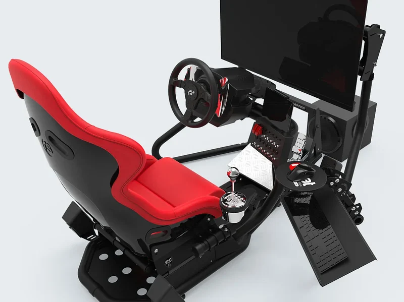 RSeat RS1 Siège Rouge Structure Noir