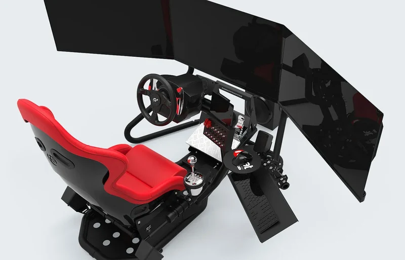 RSeat RS1 Siège Rouge Structure Noir